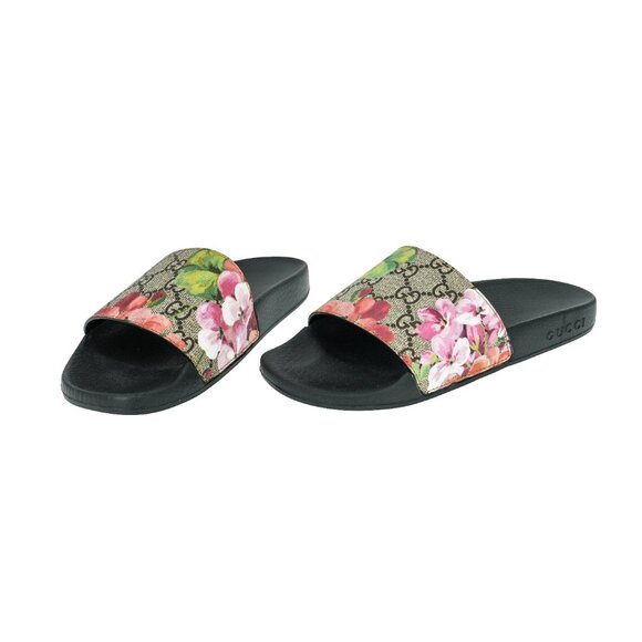 Gucci GG Blooms Slide Sandals - Picture 2 of 8